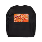 129129129の中華拉麺定食 ロングスリーブTシャツの裏面