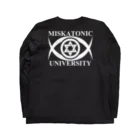 AURA_HYSTERICAのMISKATONIC UNIVERSITY ロングスリーブTシャツの裏面