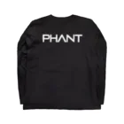 PHANT-ﾌｧﾝﾄ-のウルフ白(ワンポイント ロングスリーブTシャツの裏面