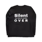 silent overのSilent overロンT ロングスリーブTシャツの裏面