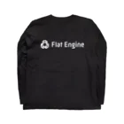 Flat Engine Suzuri ShopのYOUR LIFE ロングスリーブTシャツの裏面