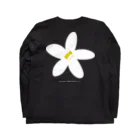 yosのFlower - MAY ロングスリーブTシャツの裏面