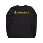 FUNNY JOKESのBINANCE-バイナンス- バックプリントデザイン（背面プリント） ロングスリーブTシャツの裏面