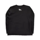 カモメロースタリ東京 Design Goods suzuri店☕️🐤のコーヒーイベントスタッフ用 Long Sleeve T-Shirt :back