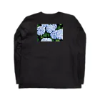 い　ぬ　𓍯の紫陽花 Long Sleeve T-Shirt :back