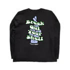 HARUKIの“Break Out Your Shell” BLACK ロングスリーブTシャツの裏面