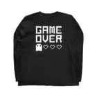 Anzu_ShopのGAMEOVER.GHOST Long Sleeve T-Shirt :back