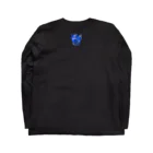 でゅめのお店の十二支～卯～（青） Long Sleeve T-Shirt :back