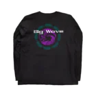 Ki Ra ku Niの" Big Wave "   黒のみです。 ロングスリーブTシャツの裏面