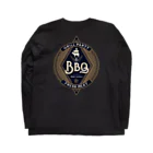 &BBQのバーベキューグッズ販売のBBQ PARTY ロングスリーブTシャツの裏面