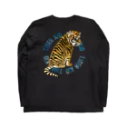 LalaHangeulのTiger Kid (虎の仔)　バックプリント Long Sleeve T-Shirt :back