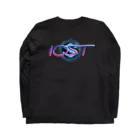 IOST_Supporter_CharityのIOST（バックプリントシリーズ）【ホッパーデザイン】 Long Sleeve T-Shirt :back