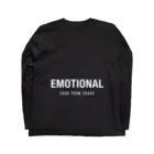 社会不適合制服の背面　EMOTIONAL CASH from CHAOS ロングスリーブTシャツの裏面