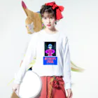 文化人のINTERSEPT2098(suntanned) Long Sleeve T-Shirt :model wear (front)