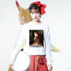 Art Baseのイレーヌ・カーン・ダンヴェール嬢 / ルノワール ロングスリーブTシャツの着用イメージ(表面)