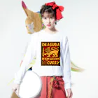 okasubacurryのOKASUBA CURRY Long Sleeve T-Shirt :model wear (front)