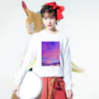 mizuphoto galleryのFuse with the sky ロングスリーブTシャツの着用イメージ(表面)