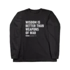 VISION_POSTALのWISDOM ＿伝道の書9：18 Long Sleeve T-Shirt