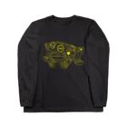 ギャネック屋のギャラクシーカエルロボエルビッケ Long Sleeve T-Shirt