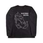 クジラの雑貨屋さん。のクジラTシャツ2022summer-008 Long Sleeve T-Shirt