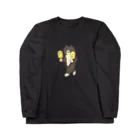 SUIMINグッズのお店の【中】トロピカルアイスをワイルドに運ぶねこ Long Sleeve T-Shirt