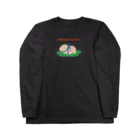 nins・にんずのかわいいモルモット・チェコ語ロゴA(ベージュ) Long Sleeve T-Shirt