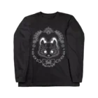 トンガリゴートのユキヒョウの雪猫 Long Sleeve T-Shirt