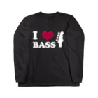 I LOVE BASS SHOPのI LOVE BASS（Ｗ） ロングスリーブTシャツ