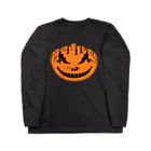 トマトカゲのトリックパンプキン Long Sleeve T-Shirt