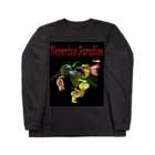 Exotc Peony～絵夢～のNepentes Paradiseシリーズ黒 Long Sleeve T-Shirt