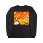 ウタハムちゃんです♪の紅葉とウタハムちゃん Long Sleeve T-Shirt