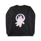 つきよ みの宇宙に行くうさぎちゃん Long Sleeve T-Shirt