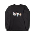 かわいいにゃんことワンコの絵のお店のお祭りワンコ Long Sleeve T-Shirt