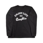 アージーのエンジョイ ライフ キャンプファイヤー Long Sleeve T-Shirt