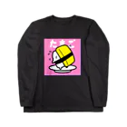 ソウゾウアートスクールの回転寿司すめっしーたまご　SUMESSY SUSHI TAMAGO ロングスリーブTシャツ