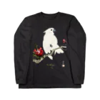 MUGEN ARTの小原古邨　鸚鵡と柘榴（柘榴に鸚鵡）Ohara Koson / Cockatoo and pomegranate  Long Sleeve T-Shirt