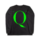 Egyptian TriangleのET "Q" GRN ロングスリーブTシャツ