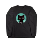 あずき缶のBLACK CAT ロングスリーブTシャツ