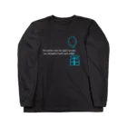 線点素／sentenceの声なき声 Long Sleeve T-Shirt