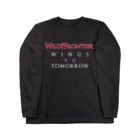 Mudslide official goods shopのWILD FRONTIER-WINGS Long Sleeve T-Shirt