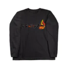 ArayashikI_Japanの炎-Blazing Fire-【濃色系アパレル】 ロングスリーブTシャツ