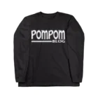 mf@PomPomBlogのPOM CRUZ（white） Long Sleeve T-Shirt