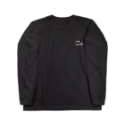 たぴおか伯爵Shopの左手で描いたネコ Long Sleeve T-Shirt