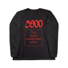 #wlmのPOINTS - 3900 Red ロングスリーブTシャツ