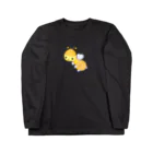 satoayaのアニマルカフェのフードアニマル　ホットケーキ蜂 Long Sleeve T-Shirt