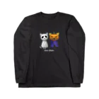 ハナイとトンのネコオバケ（カボチャたち） Long Sleeve T-Shirt