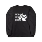 ロキの悪の秘密結社ロキロキ団団員章ロゴ白 Long Sleeve T-Shirt