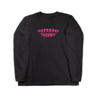 シカクとオチビの富良野暮らしのぷっくりHATARAKITAKUNAIピンク Long Sleeve T-Shirt