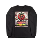 ケマオの店「ZF」の🍅ベジロック「トマトくん」🎸✨ ロングスリーブTシャツ