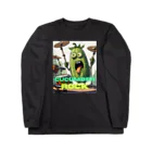 ケマオの店「ZF」の🥒ベジロック「キュウリくん」🎸 Long Sleeve T-Shirt